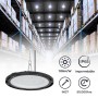 Suspension LED industrielle - 200W - IP65 - 110lm/W - 5 ans de garantie