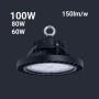 Suspension industrielle LED - 100W - PHILIPS Lumileds - Driver LIFUD - Blanc froid 5000K - IP65 - 7 ans de garantie