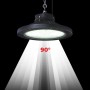 Suspension industrielle LED - 200W - PHILIPS Lumileds - Driver LIFUD - Blanc froid 5000K - IP65 - 7 ans de garantie