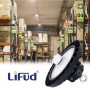 Suspension industrielle LED UFO 150W - CCT réglable sur 3 températures de 3000-5000ºK - Avec détecteur de mouvement - IP65