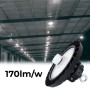 Suspension industrielle LED UFO 150W - CCT réglable sur 3 températures de 3000-5000ºK - Avec détecteur de mouvement - IP65
