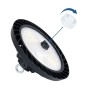 Suspension industrielle LED UFO 200W - CCT réglable sur 3 températures de 3000-5000ºK - Avec détecteur de mouvement - IP65