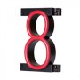 Nombre LED Neon 8 largeur 90Mm Hauteur 161Mm Contexte 38Mm