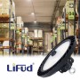 Suspension LED industrielle 200W - CCT réglable sur 3 températures de 3000-5000ºK - Driver LIFUD - IP65 - Garantie 10 ans