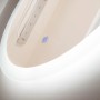Miroir Salle de bain éclairée LED 15W 4200ºK Ø60Cm Commutateur Tactile Dimmable 40.000H [SUN-SYJ-16308]