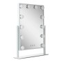 Miroir de maquillage éclairé LED 4200ºK 41x47,5Cm Ajustable Blanc 40.000H [SUN-ESLED-03-W]