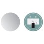 Miroir de Salle de Bain Lumineux "Lisboa" Ø80Cm Blanc Froid Anti-Buée/Capteur On-Off [LIMEX-LISB002/80]