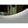 Miroir de Salle de Bain Lumineux "Lisboa" Ø80Cm Blanc Froid Anti-Buée/Capteur On-Off [LIMEX-LISB002/80]