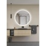 Miroir de Salle de Bain Lumineux "Lisboa" Ø80Cm Blanc Froid Anti-Buée/Capteur On-Off [LIMEX-LISB002/80]