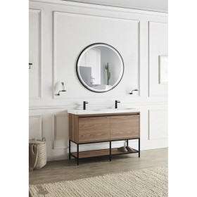 Miroir de Salle de Bain Lumineux "Allemagne" Ø90Cm Blanc Froid/Naturel/Chaud Anti-buée/Capteur On-Off Cadre Intensité Variable