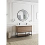 Miroir de Salle de Bain Lumineux "Allemagne" Ø90Cm Blanc Froid/Naturel/Chaud Anti-buée/Capteur On-Off Cadre Intensité Variable