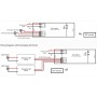 Contrôleur monocouleur dimmable - AC TRIAC RF Dimmer - 2 canaux 1,2A/ch - 100-240VAC - SUNRICHER Perfect RF