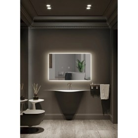 Miroir de Salle de Bain Lumineux "Italia" 100Cm Blanc Froid Anti-buée/Capteur On-Off [LIMEX-ITAL007/10070]