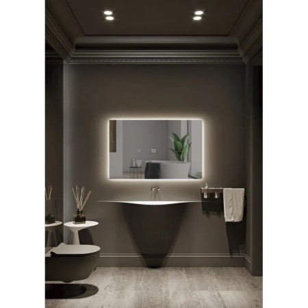 Miroir de Salle de Bain Lumineux "Italia" 100Cm Blanc Froid Anti-buée/Capteur On-Off [LIMEX-ITAL007/10070]