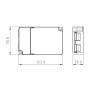 Driver DALI DT6 monochrome dimmable 220-240V - Sortie 6-58V DC - 500-1500mA - 65W