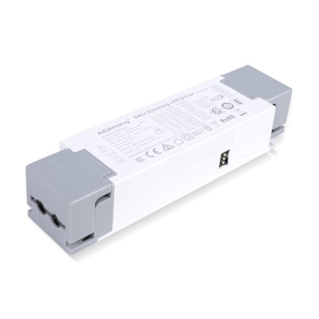 Driver dimmable par DALI + 1/0-10V + PUSH - 9-42V DC - 58W - Courant multiple (700-1400mA)