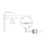 Driver à gradation DALI DT6 NFC monocolore 220-240V - Sortie 10-42V DC - 15W - 200-700mA
