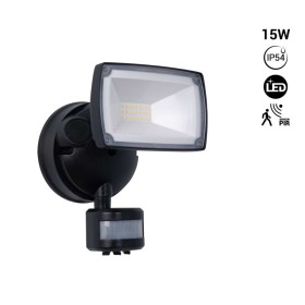 Projecteur mural LED d'extérieur avec capteur PIR 15W - 4000K - IP54