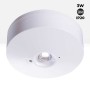 Lampe de secours et permanente LED de surface 150lm 2,5W - 3 heures IP20
