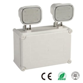 Lampe de secours LED industrielle - 2 x 6W - IP65