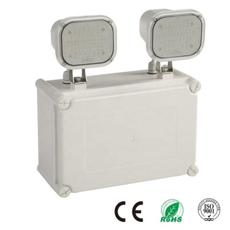 Lampe de secours LED industrielle - 2 x 6W - IP65