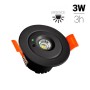 Éclairage de secours 3W Spot encastrable - Autonomie de 3h - Ø60mm