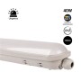 Réglette LED étanche / Lampe de secours - CCT réglable sur 3 températures de 3000-6500ºK - Connectable - 120cm - 40W - IP65