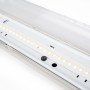 Réglette LED étanche / Lampe de secours - CCT réglable sur 3 températures de 3000-6500ºK - Connectable - 120cm - 40W - IP65