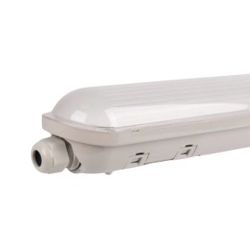 Réglette LED étanche / Lampe de secours - CCT réglable sur 3 températures de 3000-6500ºK - Connectable - 120cm - 40W - IP65