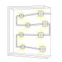 Module LED carré pour enseignes lumineuses - 3,6W - 220V AC - IP65 - 165º - 6000K