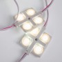 Module LED carré pour enseignes lumineuses - 2W - 12V - IP65 - 160º - 3000K