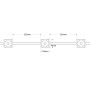 Module LED carré pour signalisation - 3,6W - 220V AC - IP65 - 165º.
