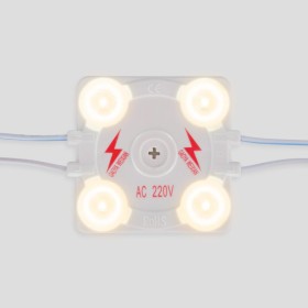 Module LED carré pour enseigne - 3,6W - 220V AC - IP65 - 165º - 4000K