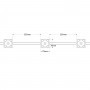 Module LED carré pour enseigne - 3,6W - 220V AC - IP65 - 165º - 4000K