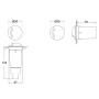 Spot LED encastrable au sol FUMAGALLI "ALDO" - 1,7W - G9 - IP67