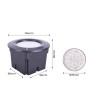Balise encastrable LED FUMAGALLI "LETI 100 ROUND" GX53 CCT réglable sur 3 températures différentes de 3000K à 6500K - 3W - IP66