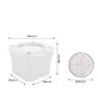 Balise encastrable LED FUMAGALLI "LETI 100 ROUND" GX53 CCT réglable sur 3 températures différentes de 3000K à 6500K - 3W - IP66