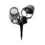 Double spot LED CCT réglable sur 2 températures différentes 3000K ou 4000K sur piquet "Minitommy 2L" GU10 - 7W IP55