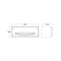 Balise LED en saillie FUMAGALLI EXTRALETI 200 HS - CCT réglable sur 3 températures de 3000-6500ºK - 3W