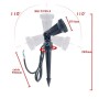 Kit Piquet de jardin + Ampoule GU10 LED 5W en vert