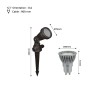 Kit Piquet de jardin + Ampoule GU10 LED 5W en vert