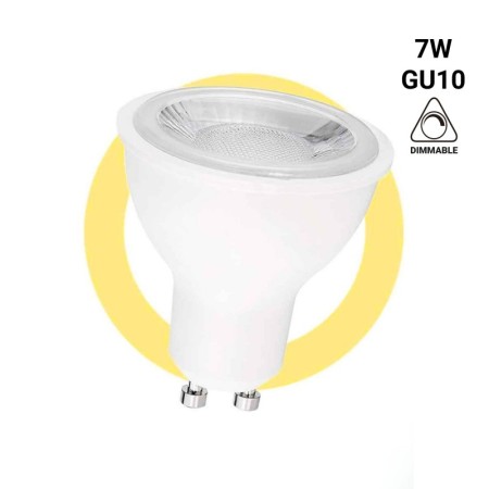 Ampoule LED GU10 - 7W - Dimmable - Ø50mm - Optique à 45 degrés