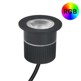 Spot LED extérieur encastrable de sol RGB - 12V DC -9W - IP67