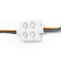 Module LED RGB carré pour signalisation - 0,96W - 12V DC - IP65 - 120°