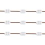 Module LED RGB carré pour signalisation - 0,96W - 12V DC - IP65 - 120°
