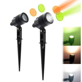 Spot LED sur piquet 6W IP65 - Blanc neutre 4000K