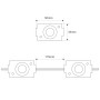 Modules LED monochromes pour signalisation - 3W - 12V - IP65 - 160º
