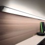 Profilé d'angle en aluminium pour ruban LED avec diffuseur - 16x16mm - 4 agrafes - 2 embouts - 2 mètres