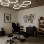 Luminaire Hexagonal Linéaire 15W Blanc Froid – Design Géométrique