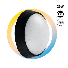 Plafonnier LED extérieur rond - 20W - CCT - 1800lm - IP65